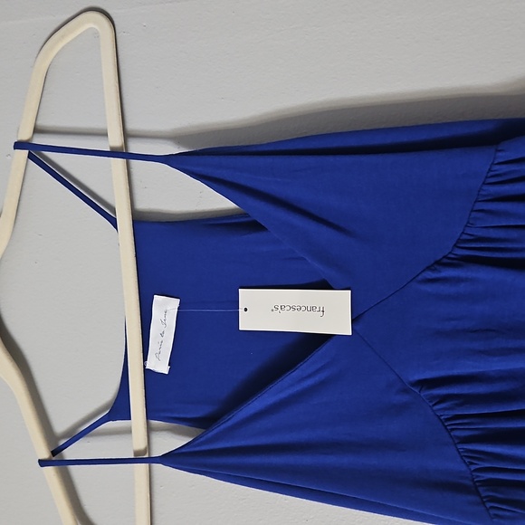 Francesca’s Royal Blue  sleeves Top Size L Brand New - Picture 2 of 5